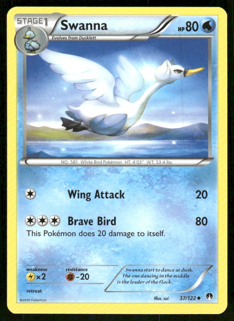 Swanna 37/122 – BREAKpoint – Uncommon NM