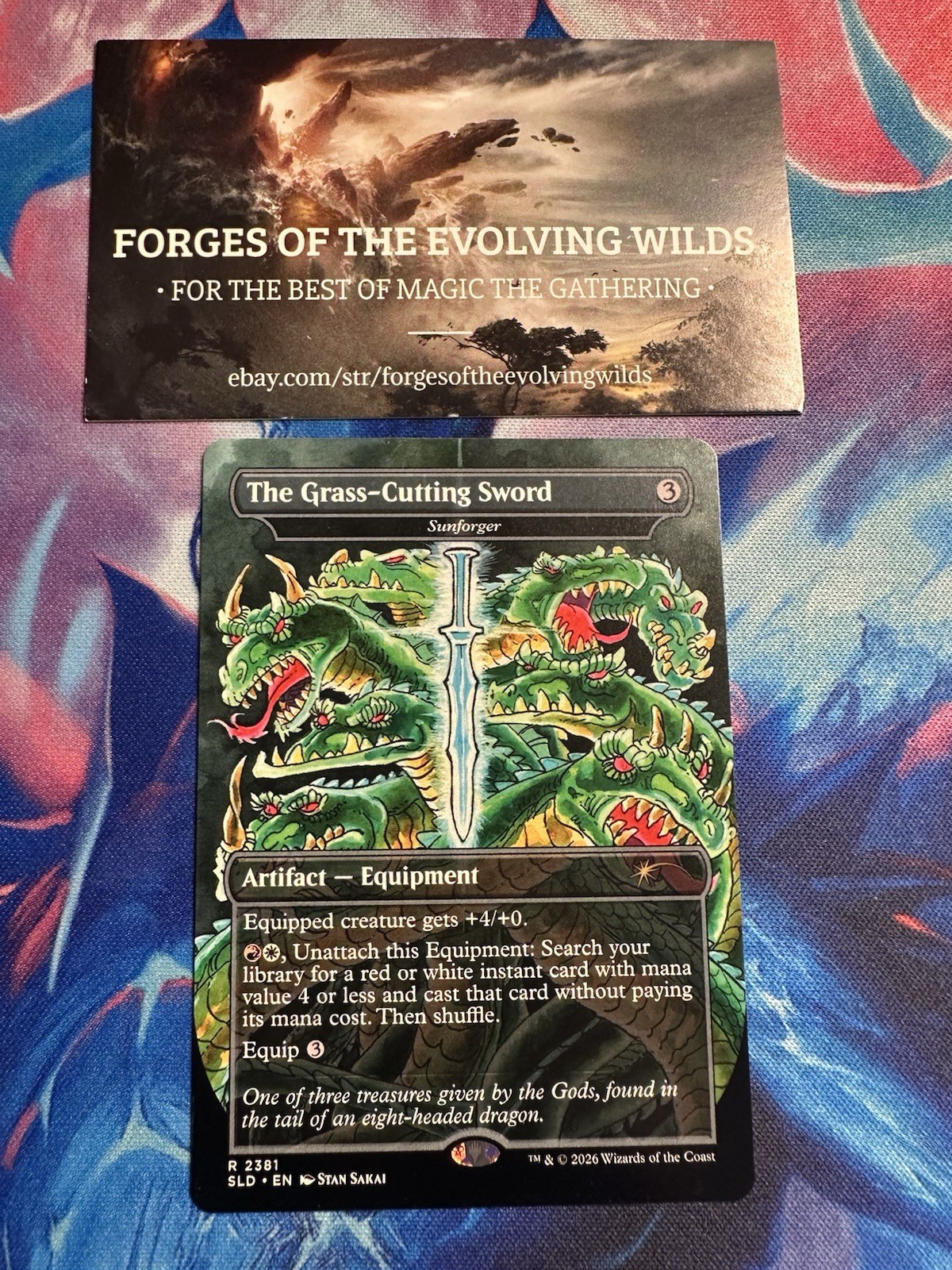 The Grass-Cutting Sword – Sunforger Secret Lair TMNT Stan Sakai Teenage Mutant
