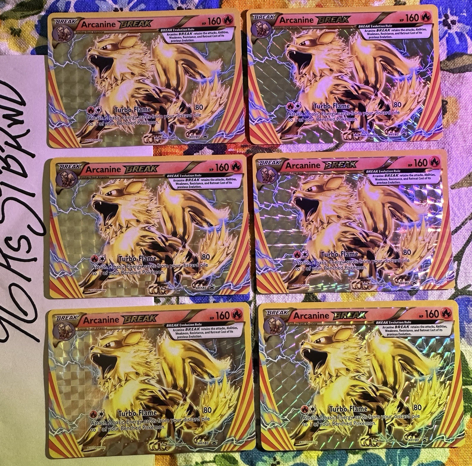 Arcanine BREAK XY180 Pokémon TCG Holo Black Star Promo LP/NM (1 Card)