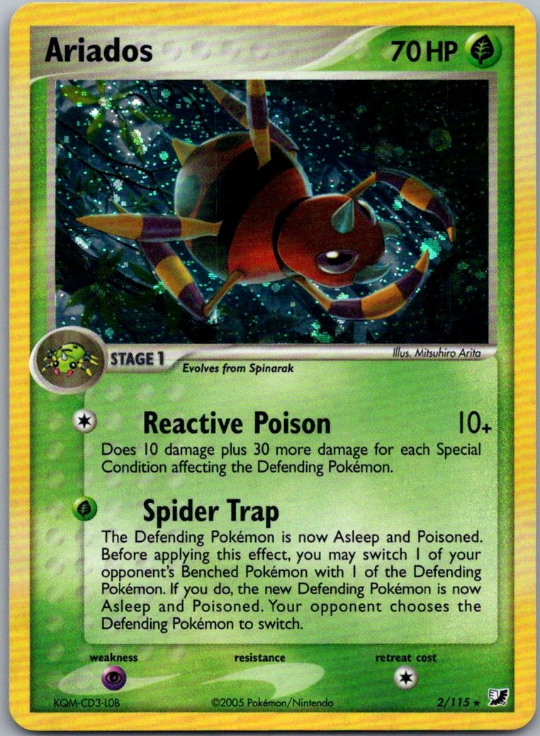 Ariados 2/115 Unseen Forces Rare Holo Pokemon