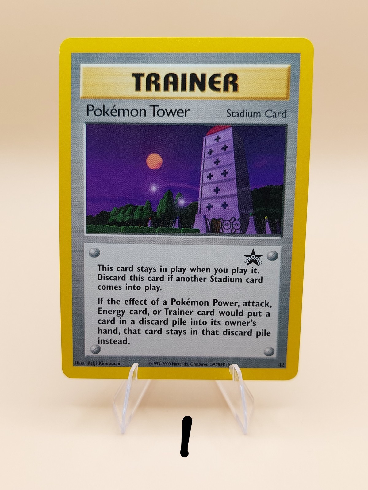 2002 Pokemon League Pokemon Tower Black Star Promo #42 WOTC NM