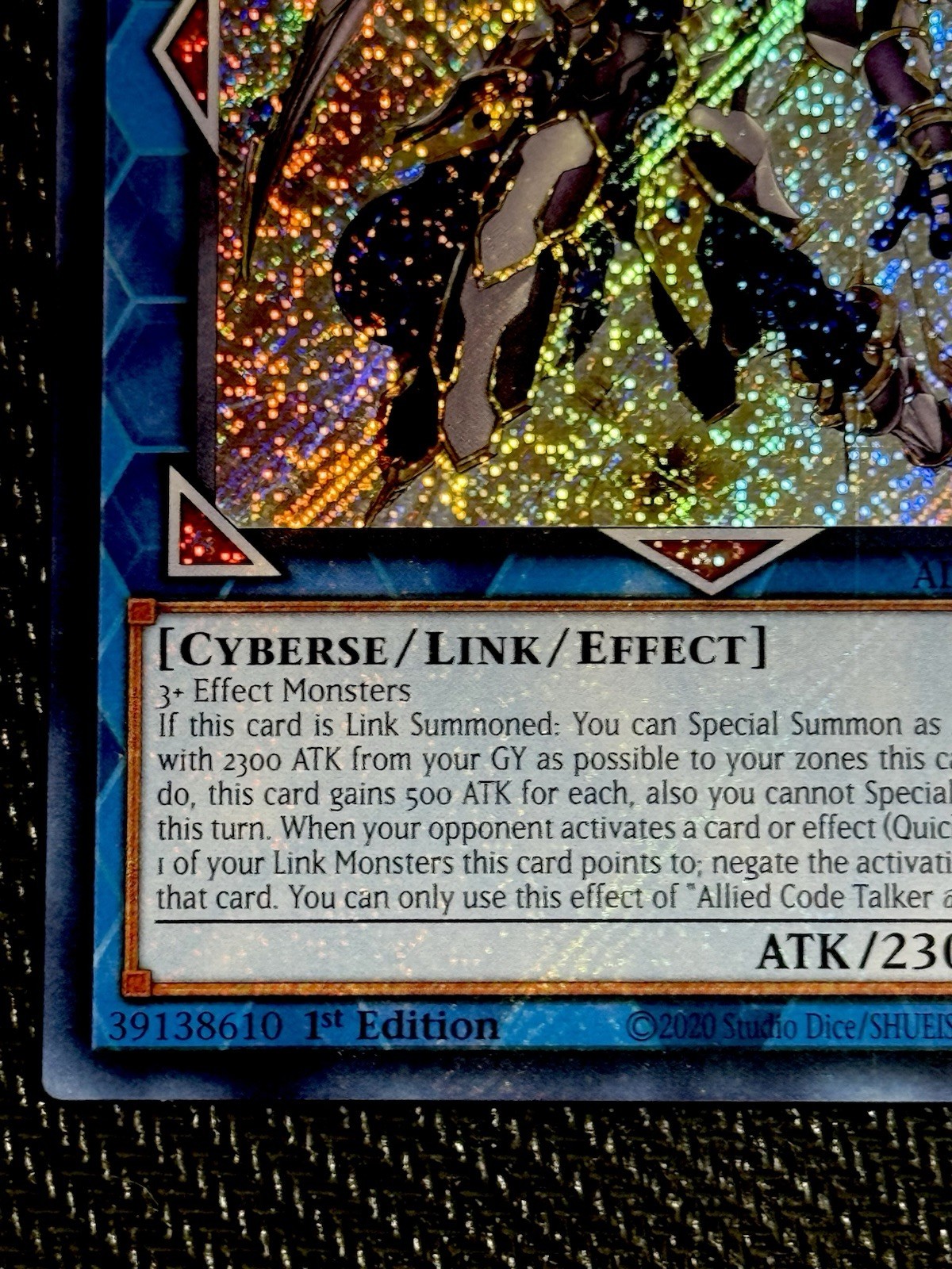Allied Code Talker @Ignister – ALIN-EN051 – Near Mint – 1St Edition – Yu-Gi-Oh!