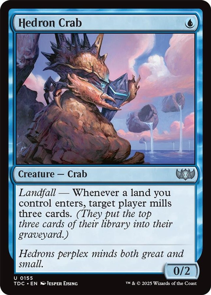 Hedron Crab – 155 – NM – Commander: Tarkir: Dragonstorm – MTG