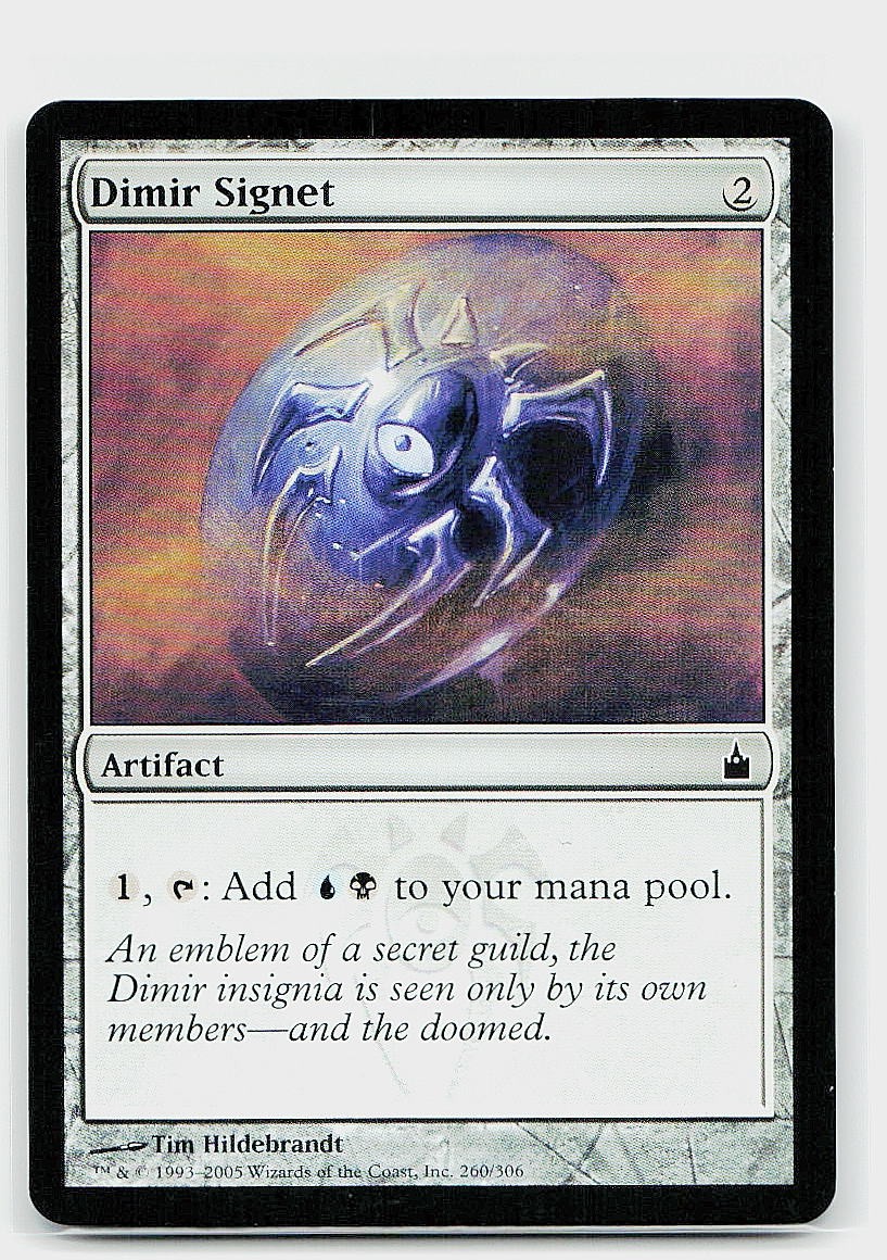 Dimir Signet Normal C Ravnica: City of Guilds 260 NM