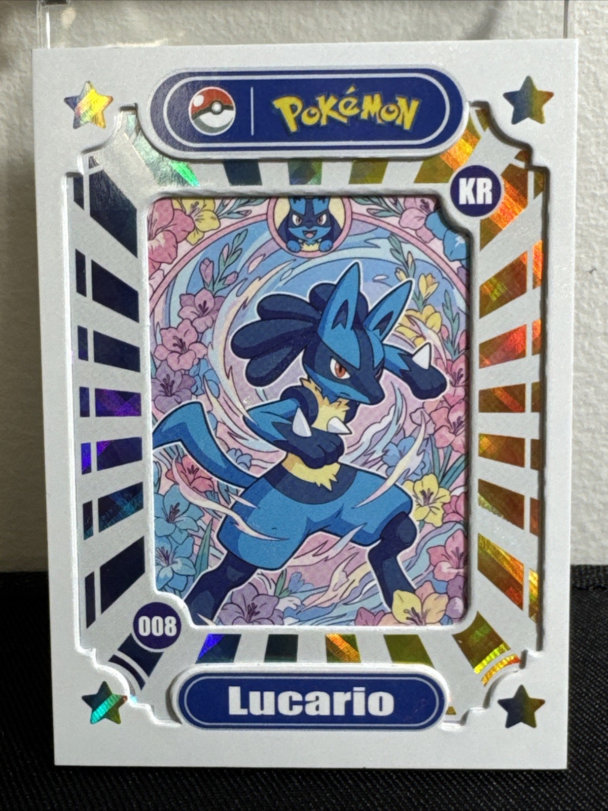 Pokemon- Mengka 2.0 Lucario KR-008 #220/309 FAN ART