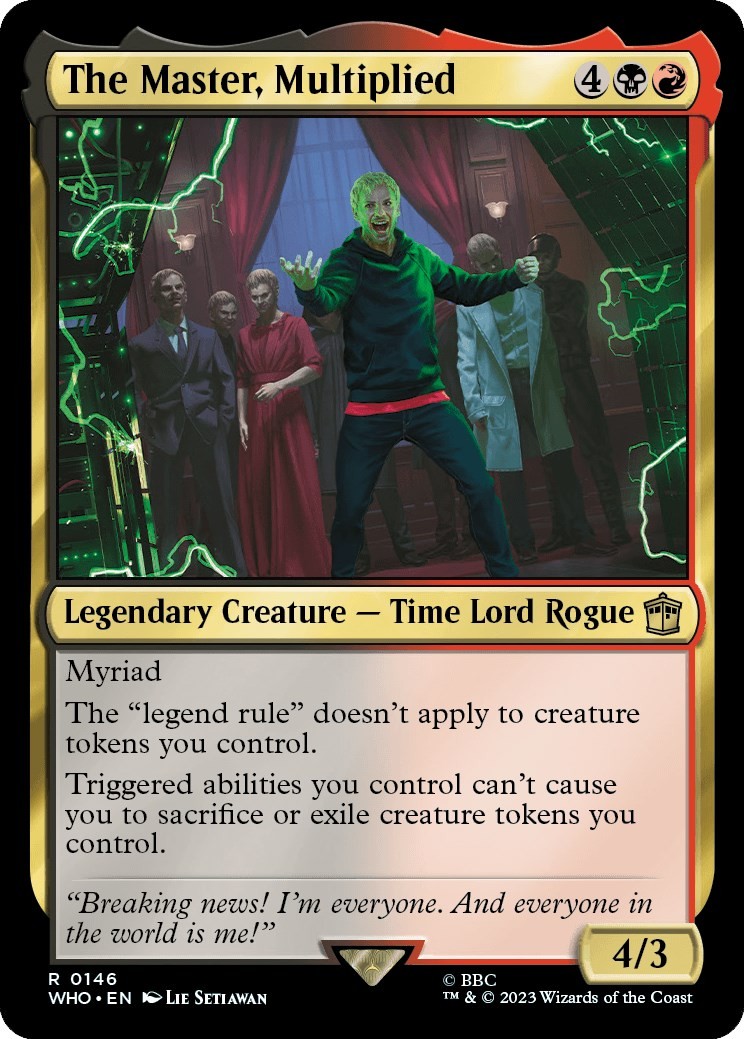 The Master, Multiplied – 146 – Universes Beyond: Doctor Who – MTG