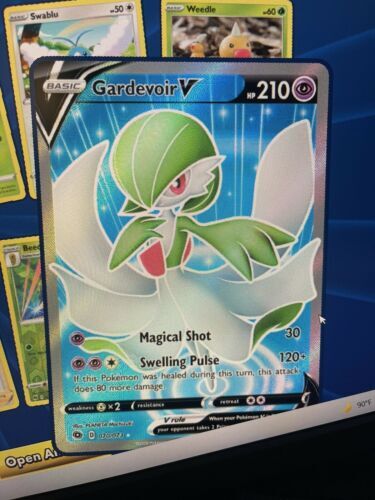 Pokemon TCG Gardevoir V Full Art 70/73 Champions Path – Pack Fresh