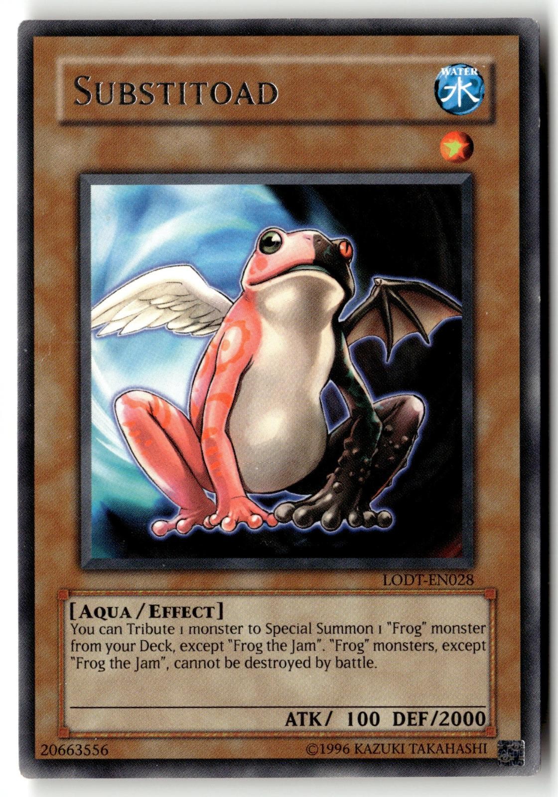 Substitoad LODT-EN028 Rare Light of Destruction Yu-Gi-Oh Unlimited MP