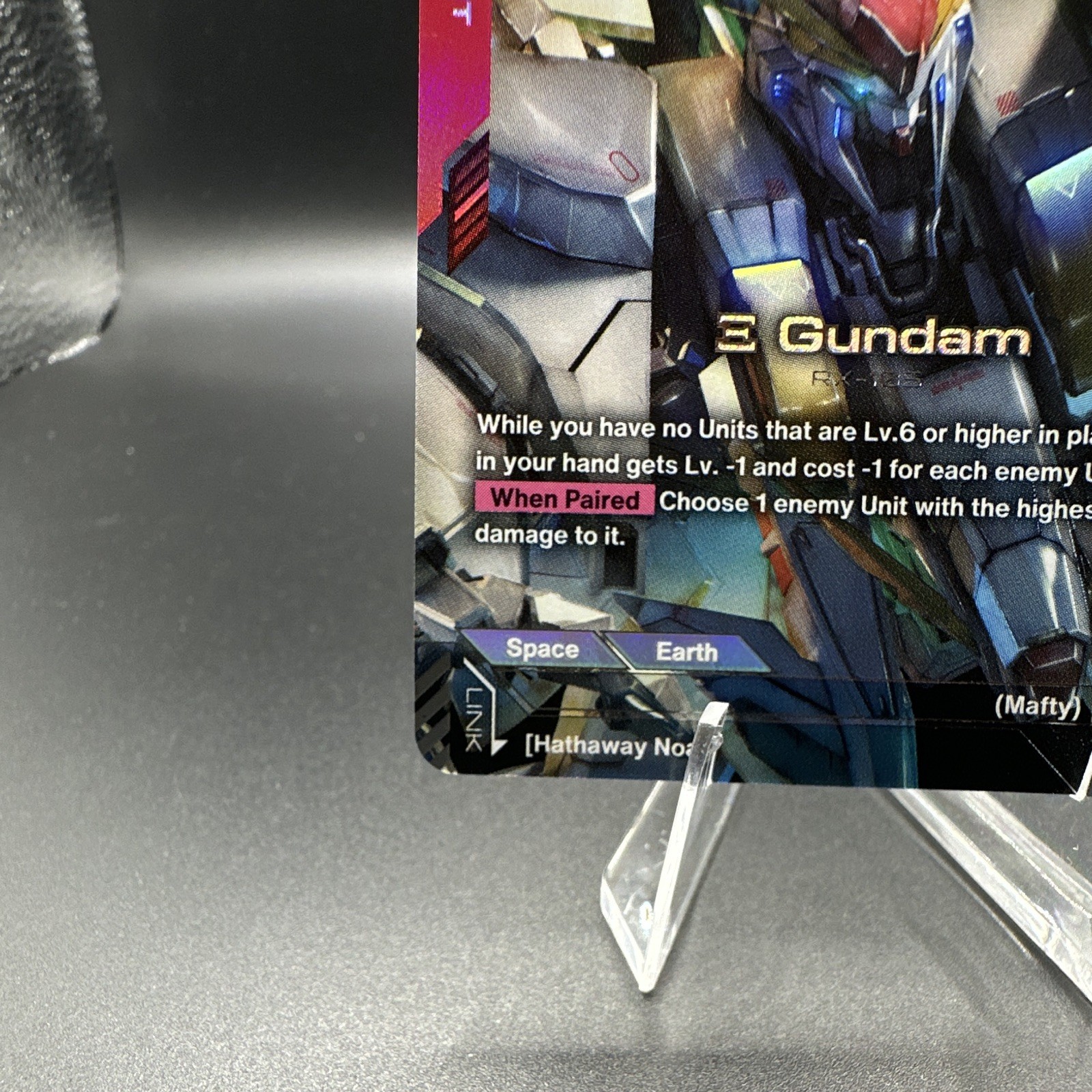 Bandai Gundam Card Game Xi Gundam LR+ UNIT Holo EN ST08-001 Eske Yoshinob
