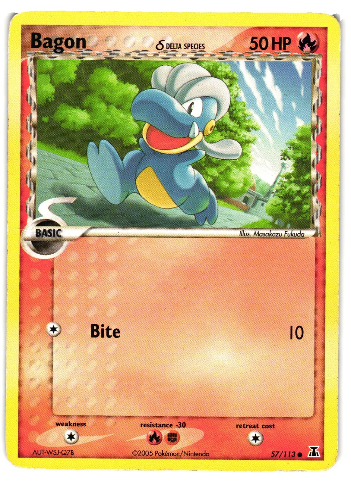 Pokemon TCG Bagon 057/113 Delta Species Delta Species DMG