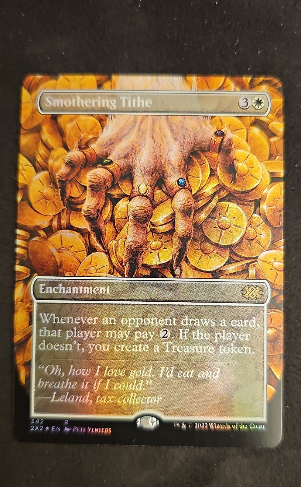Smothering Tithe (Borderless) Double Masters 2022 Foil