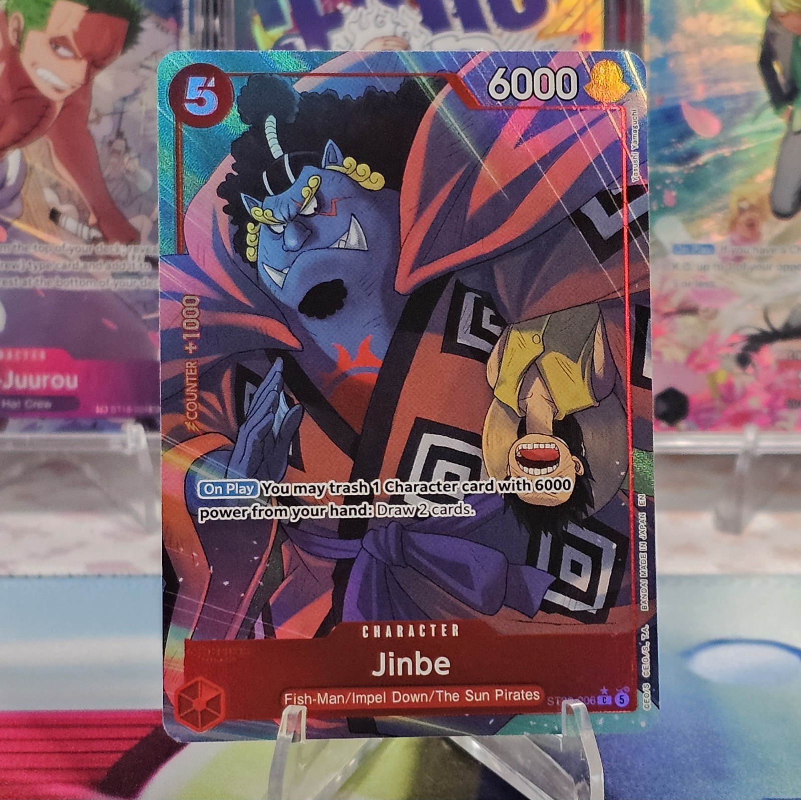 Jinbe ST30-006 C Alt Art ST30: Starter Deck EX Luffy & Ace NM