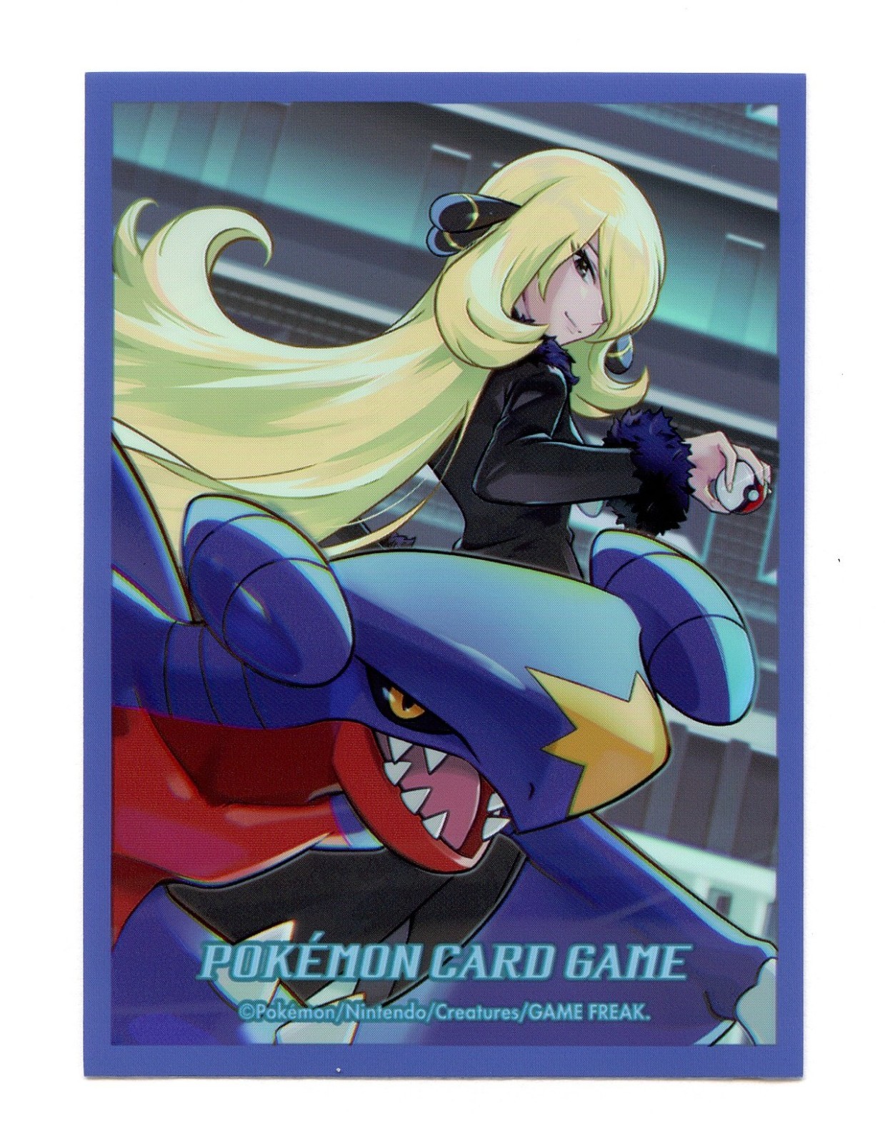 Cynthia & Garchomp Ver.2 (Blue) Individual Card Sleeve Pokemon Japan Original