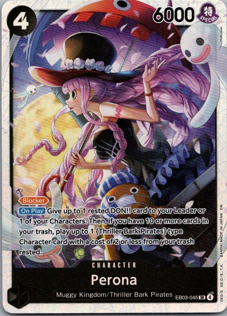Perona (045) Foil SR Extra Booster: One Piece Heroines Edition EB03-045 NM