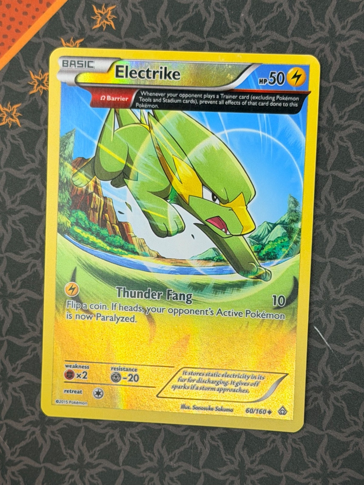 Electrike [Reverse Holo] #60 Pokemon XY:Pokemon Primal Clash