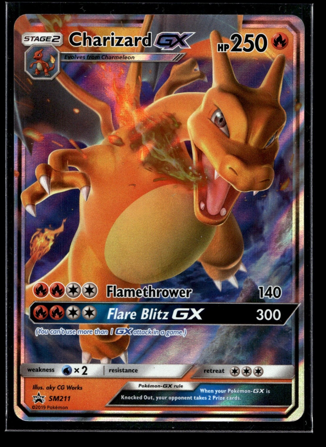 Charizard GX Promo SM Promos SM211 NM