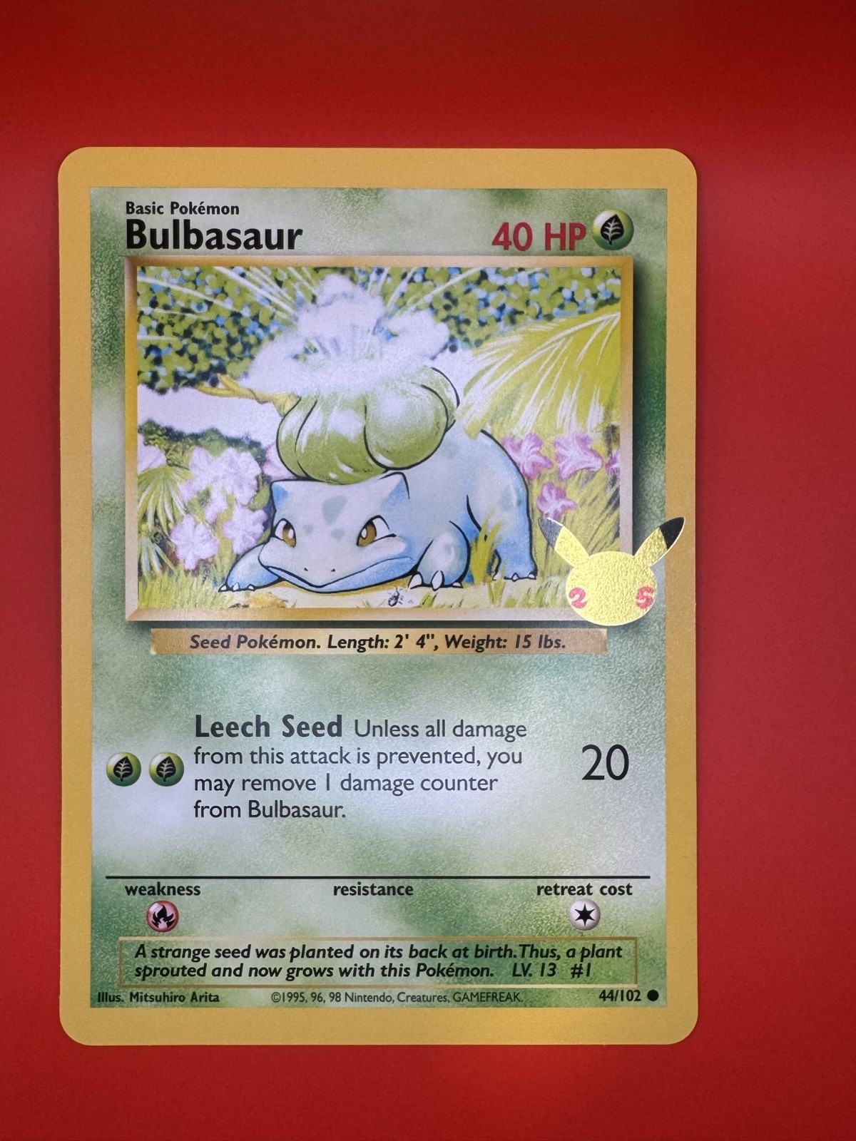 [JUMBO] Bulbasaur Promo First Partner Pack 044/102