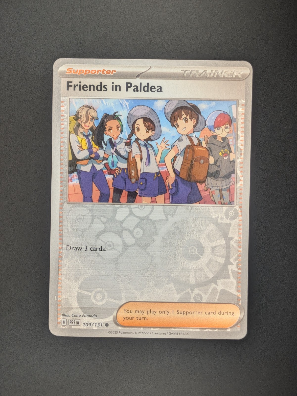 2025 Pokemon Friends in Paldea 109/131 Pokeball Reverse Holo NM