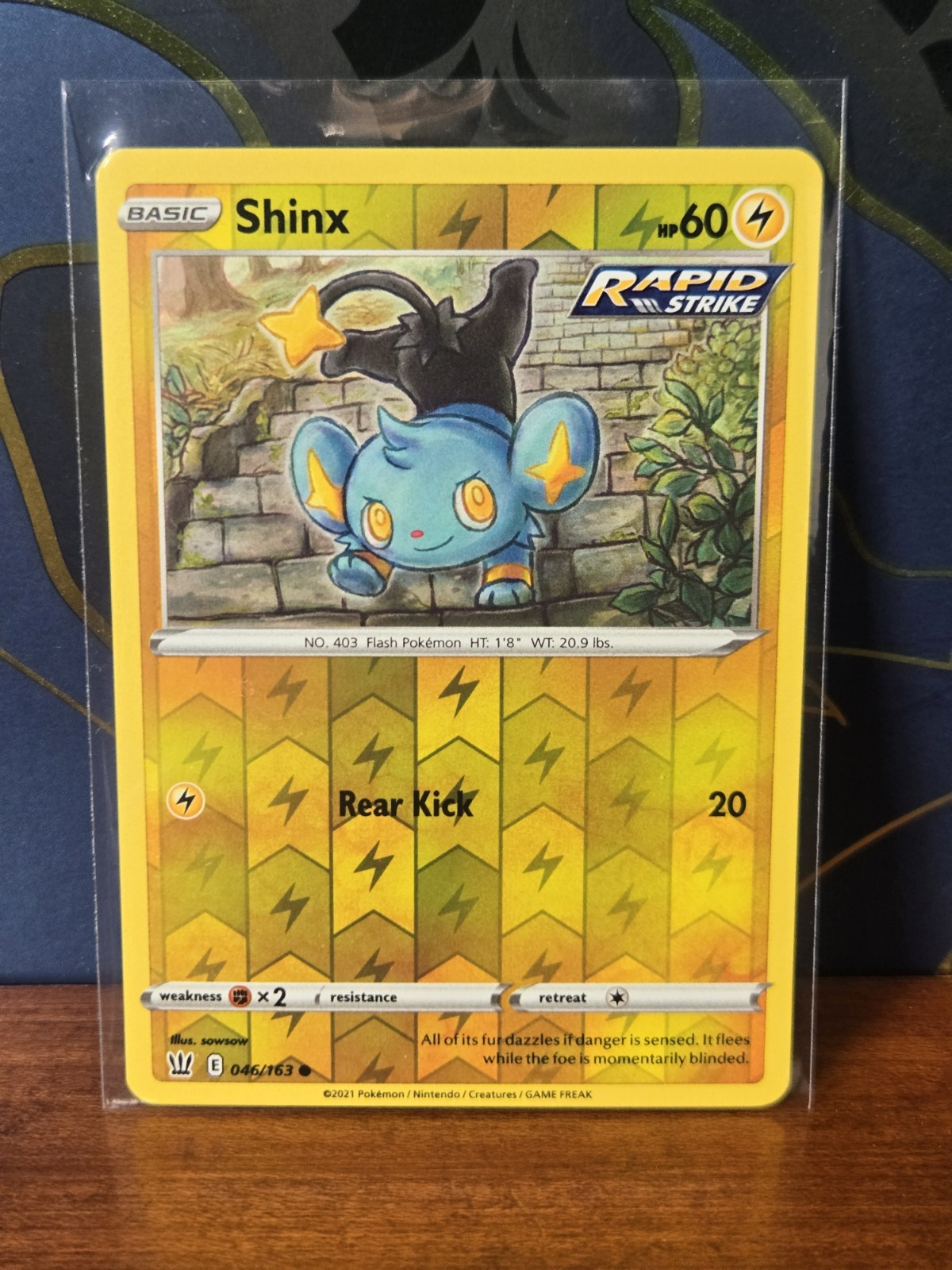 Shinx 046/163 Swsh05: Battle Styles Reverse Holo
