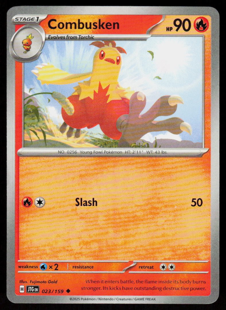 Combusken 023/159 Uncommon Journey Together Pokemon Near Mint