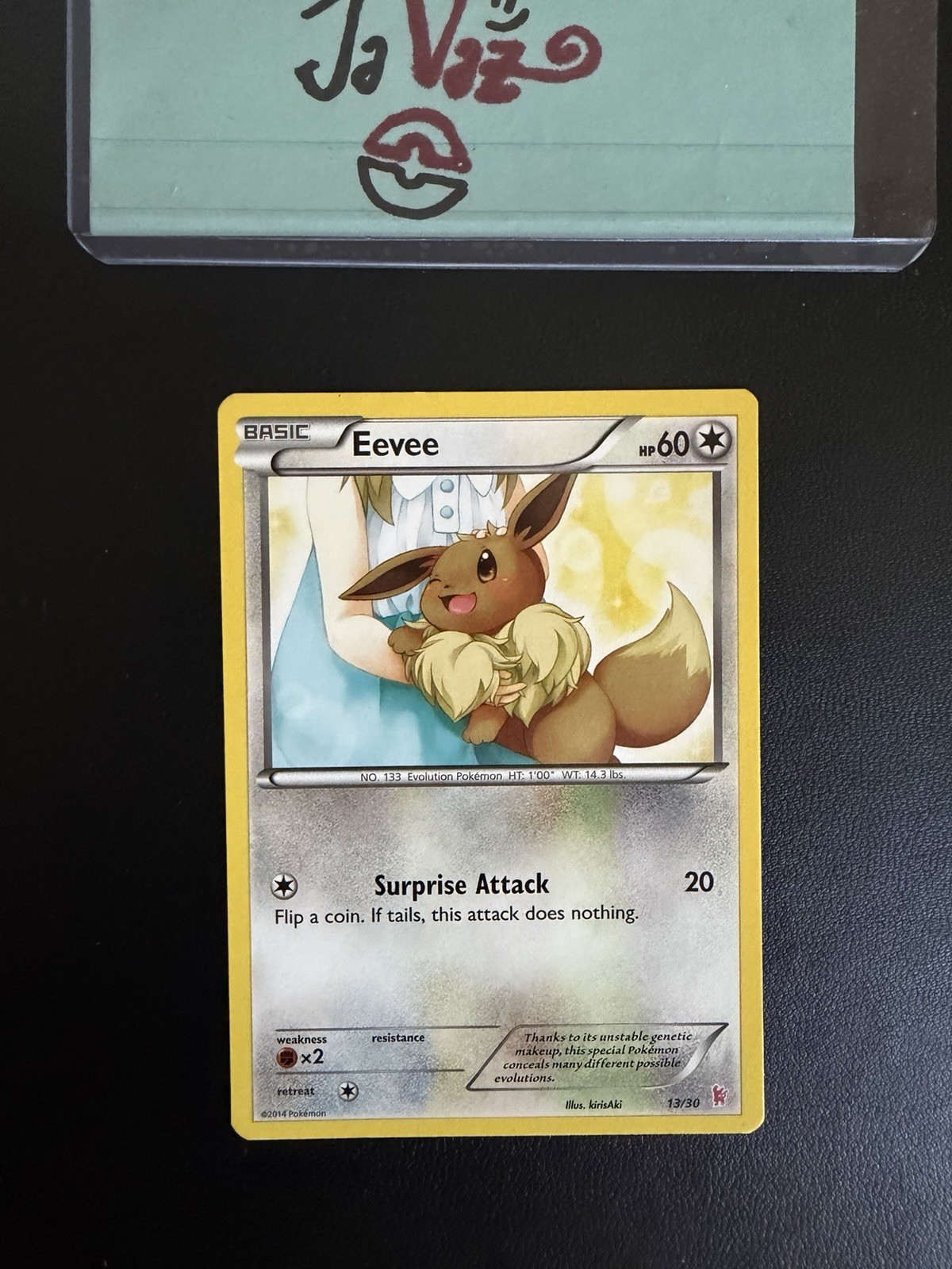 Eevee 13/30 NM/LP XY Trainer Kit Sylveon & Noivern ✨ 1 DAY SHIP! So CUTE!