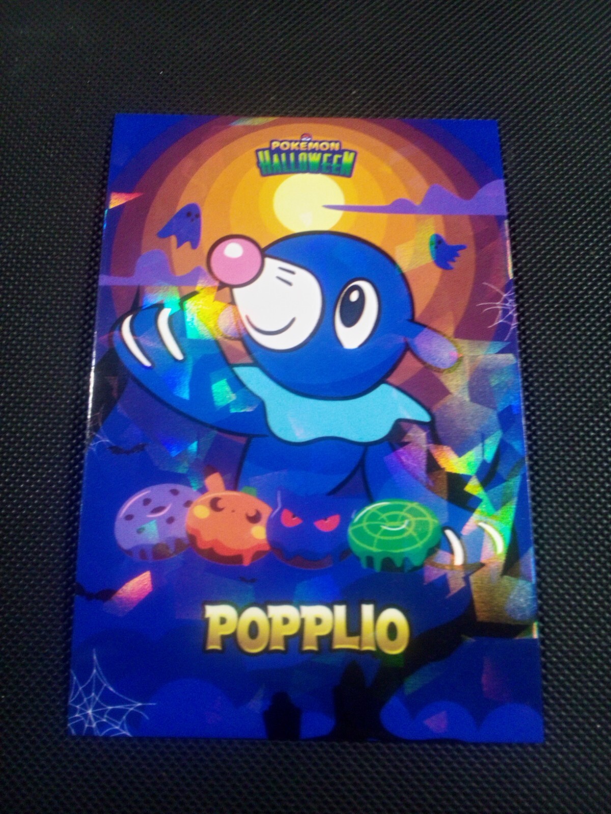 Pokemon 2024 Card Database Halloween Set Popplio Cracked Holo Peru US Seller