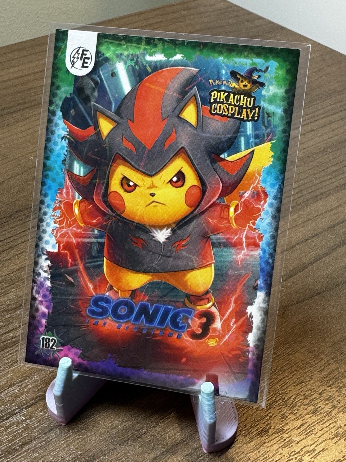 Sonic 3 (Pikachu) #182 – Laser Holo – Electric Pikachu Cosplay – Pokemon
