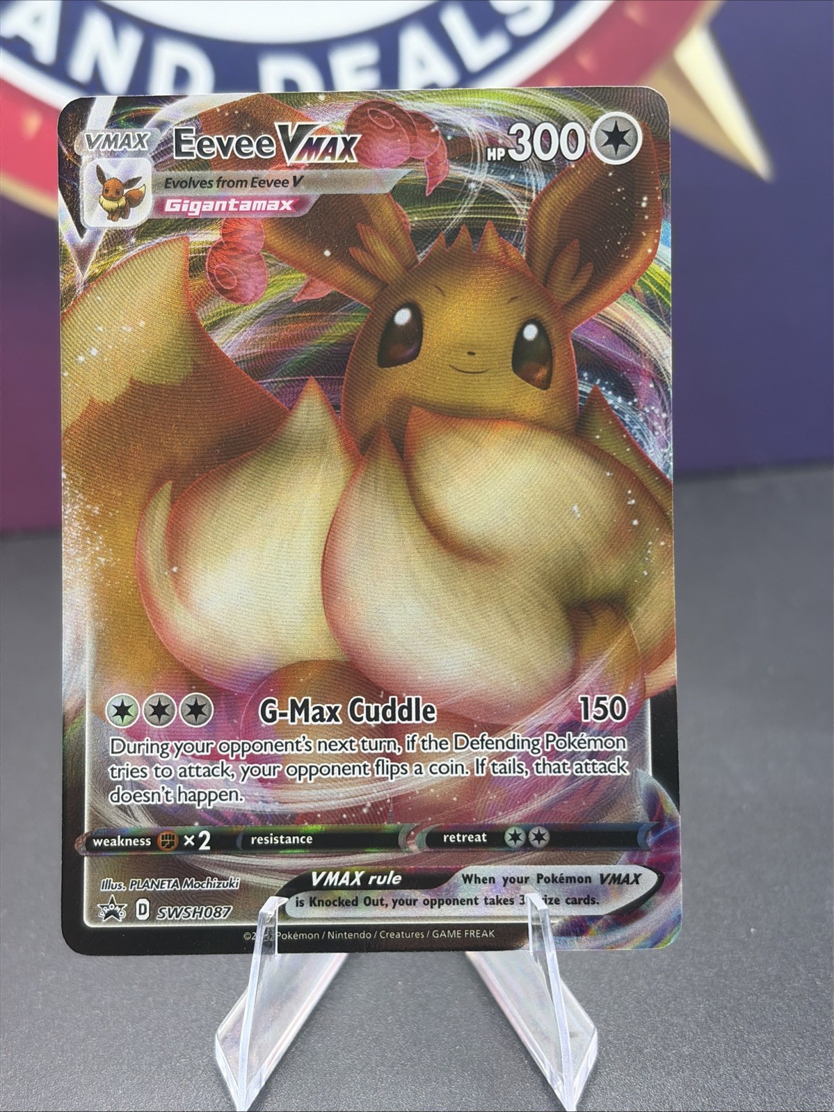 Eevee VMAX SWSH087 SWSH: Sword & Shield Promo Cards Holo