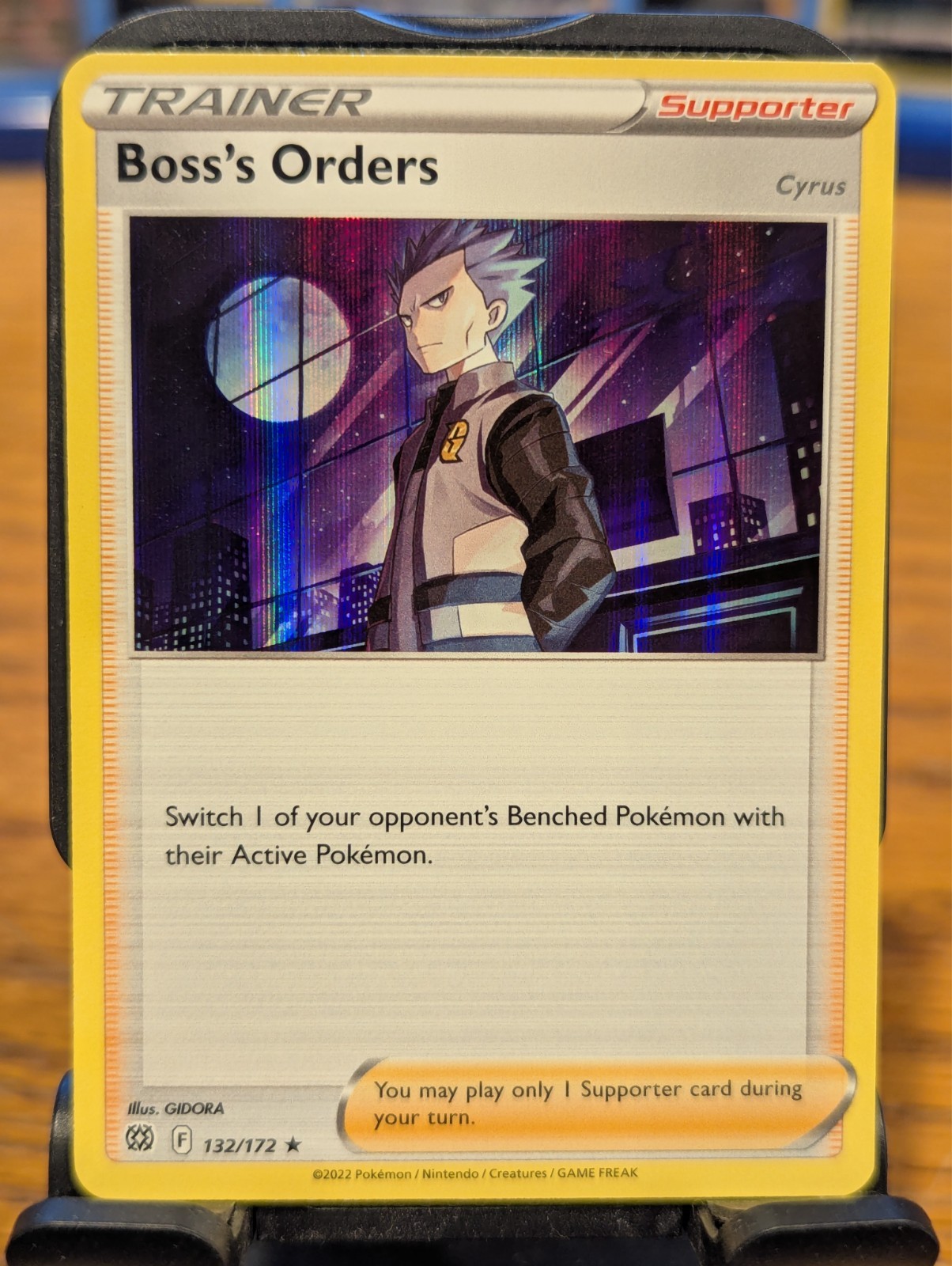 Pokemon TCG Brilliant Stars Boss’s Orders Holo Rare 132/172