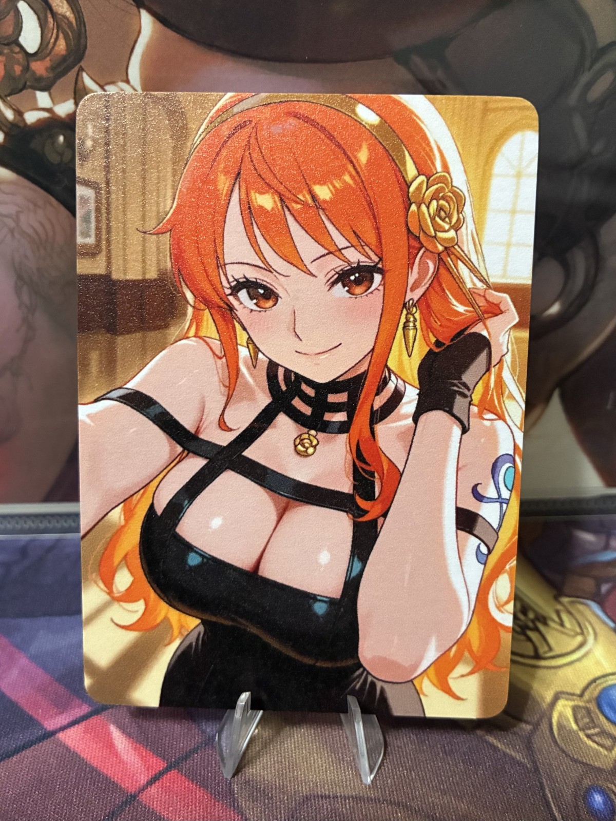 Matte Double Sided – Waifu Cosplay Nami OP 1-12 Cards – Pick Your Waifu Card!