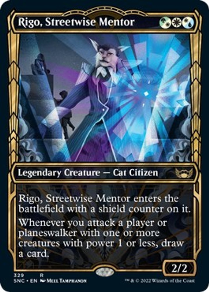 NM – Rigo, Streetwise Mentor (Showcase) [SNC – 329] Streets of New Capenna