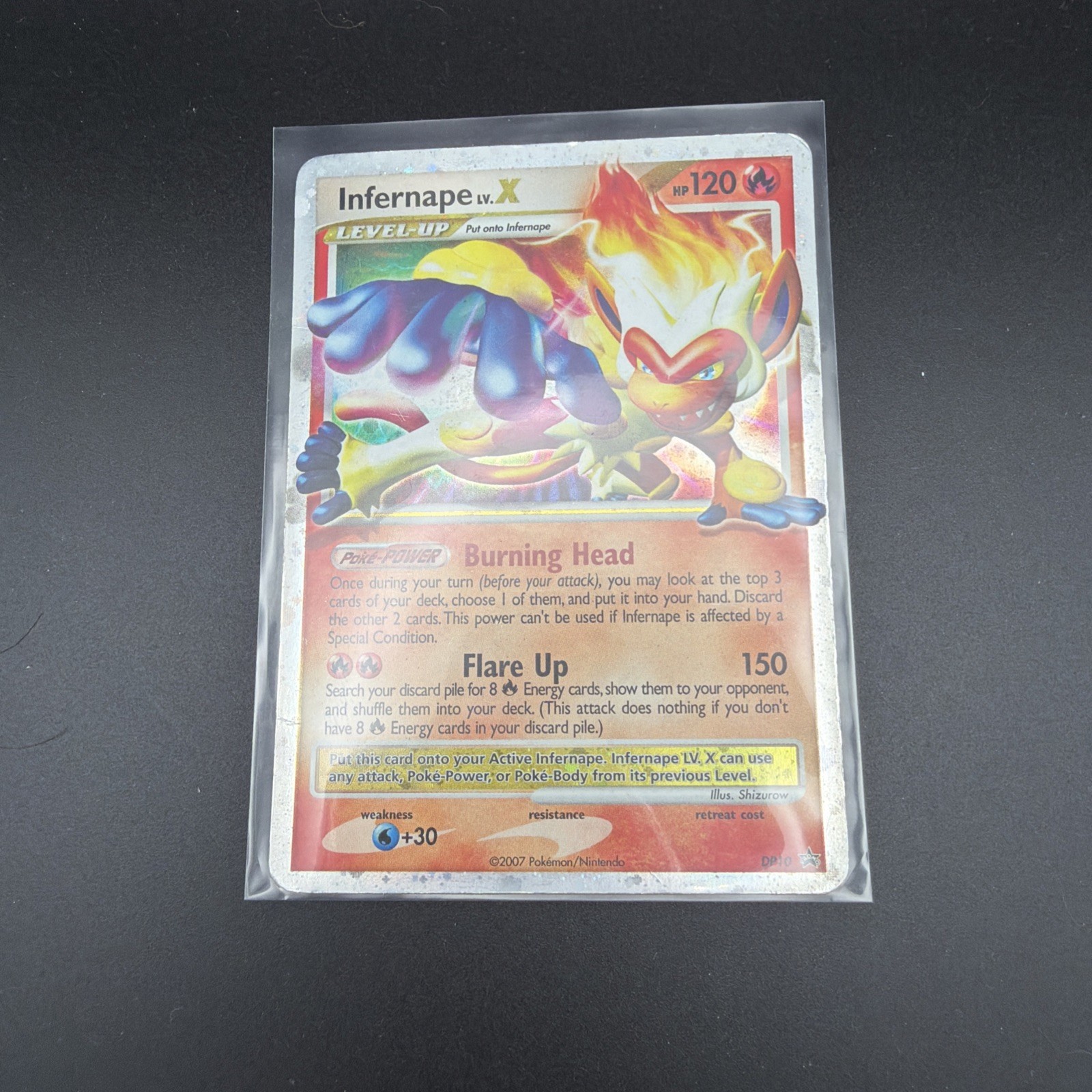 Pokemon TCG Infernape LV.X DP10 Diamond and Pearl Holo Promo English 2007