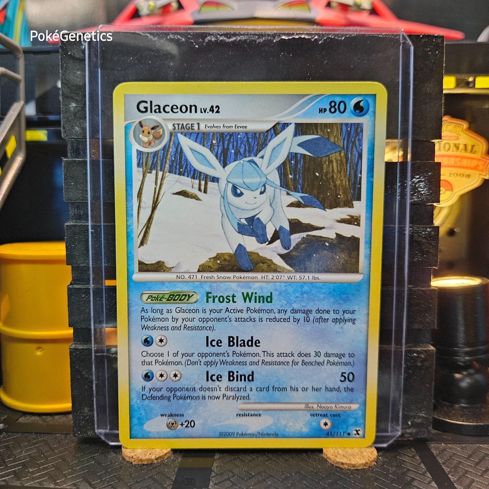 Glaceon Rising Rivals Pokémon TCG 41/111 Platinum Uncommon