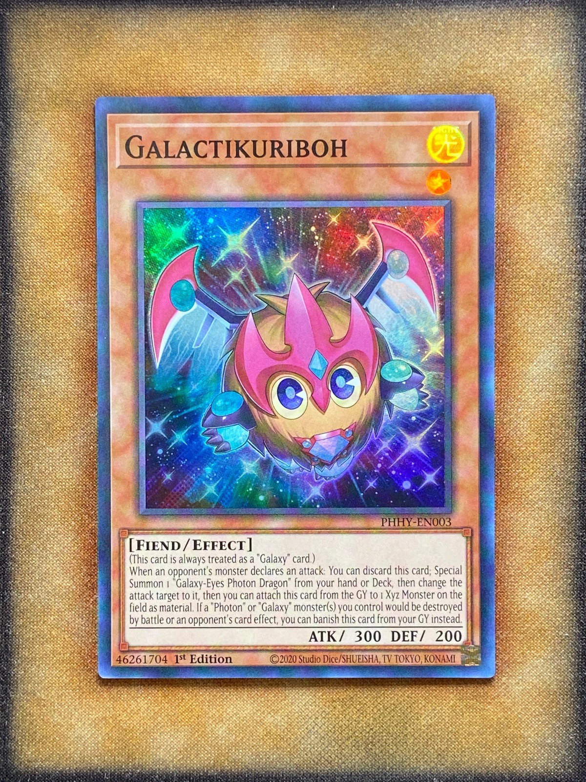 Yugioh Galactikuriboh PHHY-EN003 Super Rare 1st Ed NM