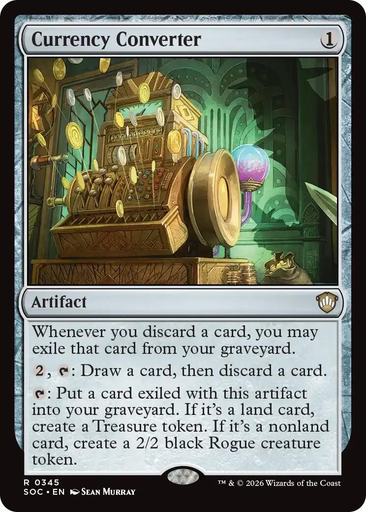 Currency Converter (345) Commander: Secrets of Strixhaven MTG SOC