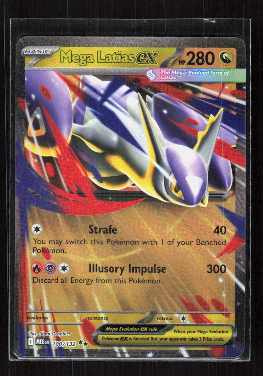 Mega Latias ex Holo 100/132 ME01: Mega Evolution Double Rare NM