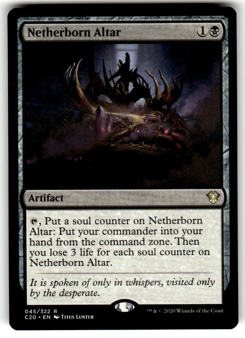 Netherborn Altar Commander 2020 Regular MTG