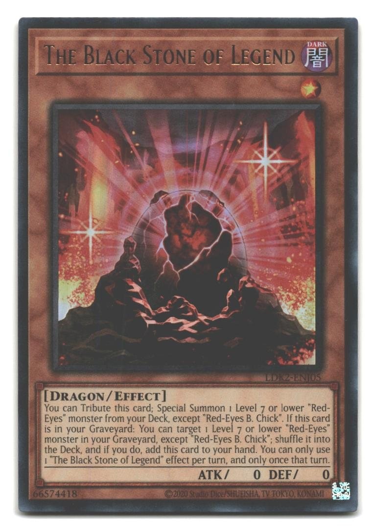 The Black Stone of Legend (LDK2-ENJ05, Ultra Rare)