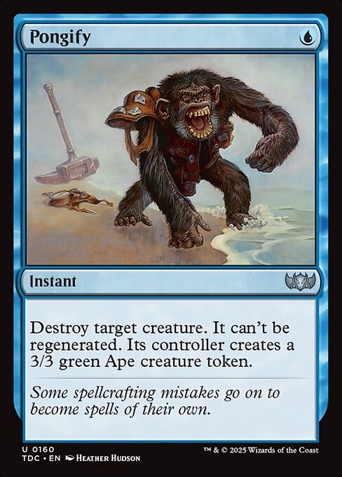 MTG Pongify [TDC] #160