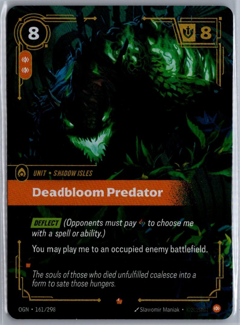 Riftbound League Of Legends Origins Deadbloom Predator 161/298