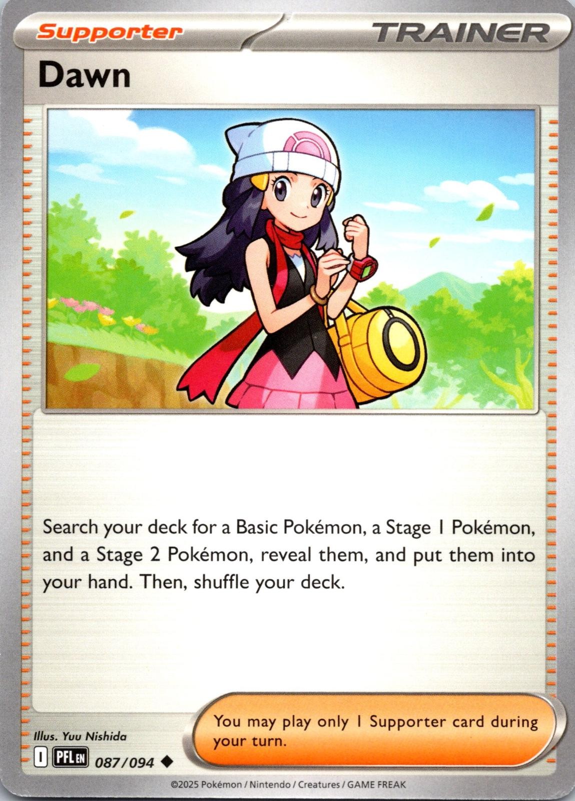 Dawn 087/094 Uncommon Phantasmal Flames Pokemon Near Mint