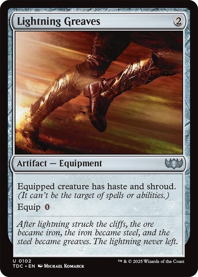MTG – Lightning Greaves – Tarkir Dragonstrom Commander (NM)