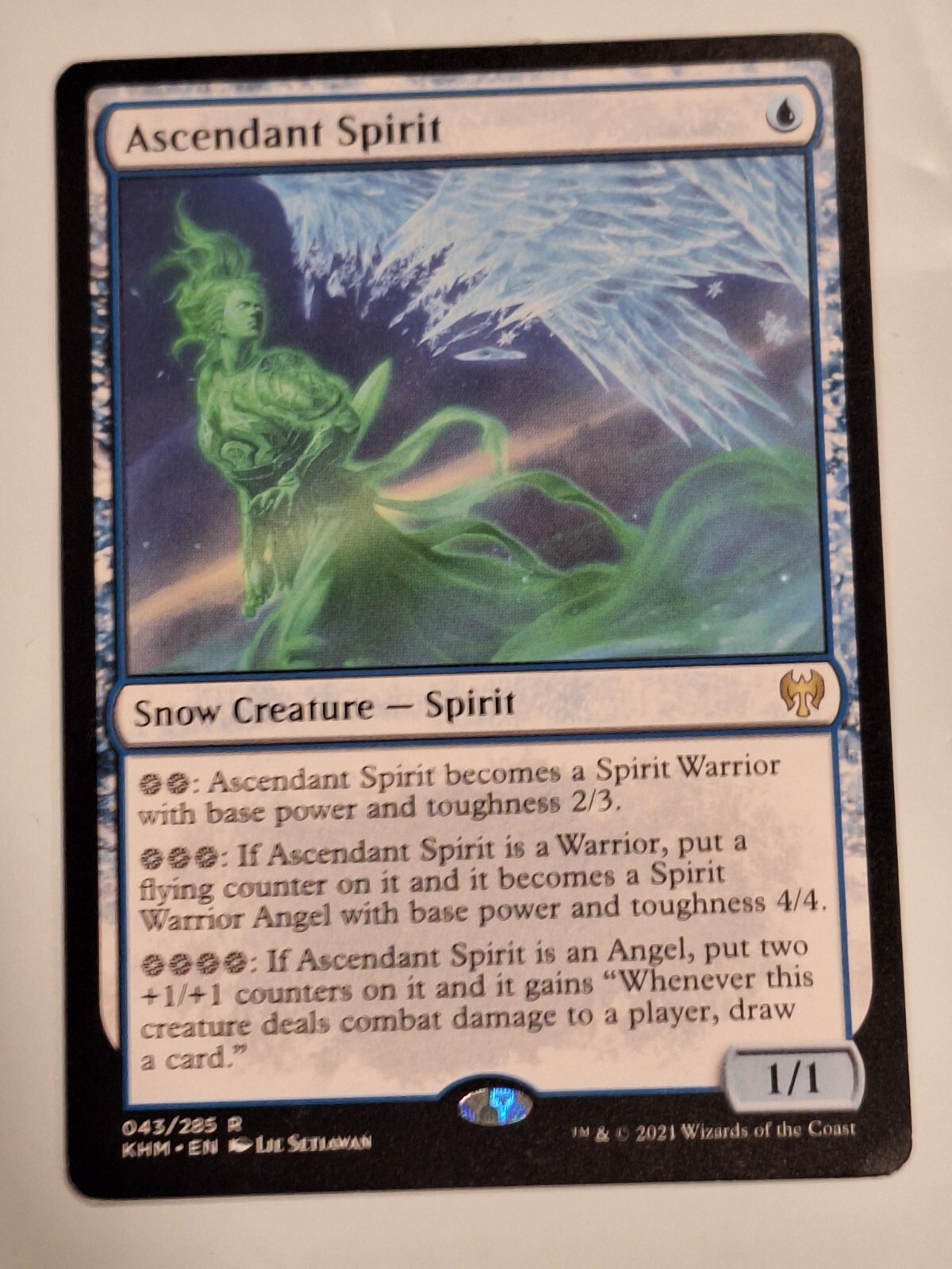 Ascendant Spirit – Kaldheim Magic the Gathering MTG Nice!