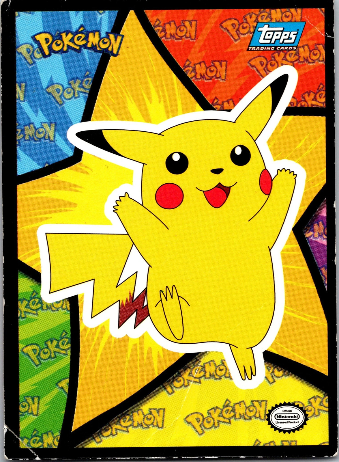 Pikachu Topps DMG Trading Card