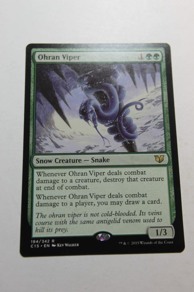 MTG Ohran Viper x1- -Commander 2015-Lightly Played