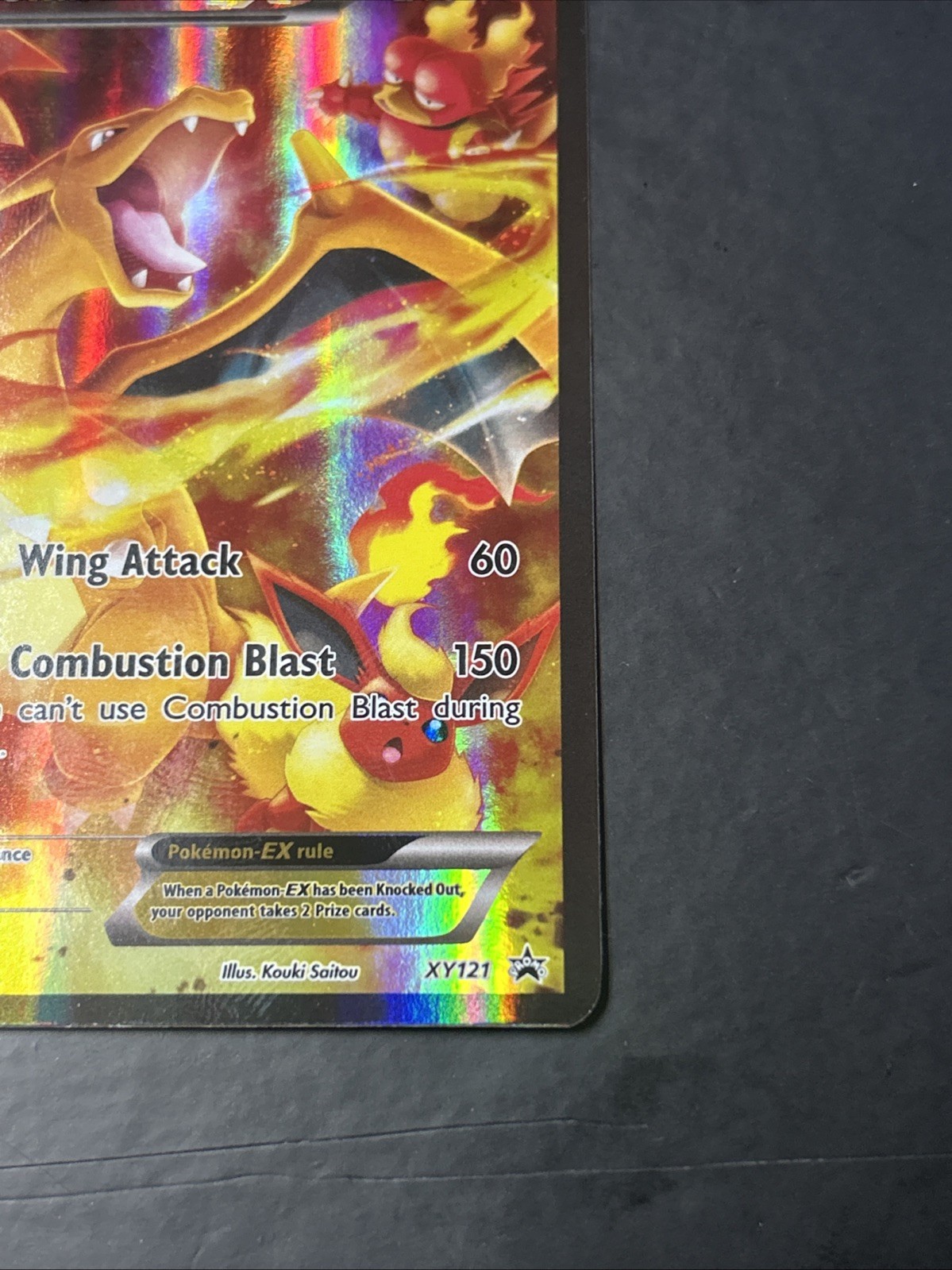 Pokémon TCG Charizard EX XY Holo Full Art Promo Card XY121