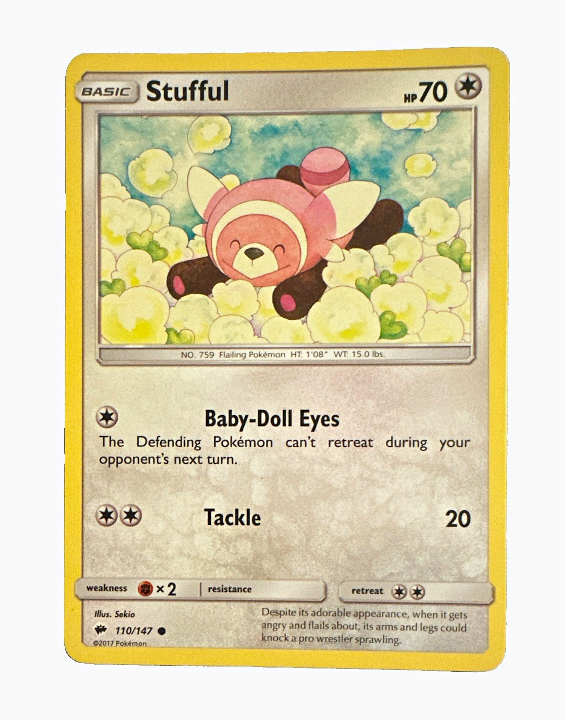 The Pokémon Company Stufful Toys R Us 110/147 70 HP Basic EN