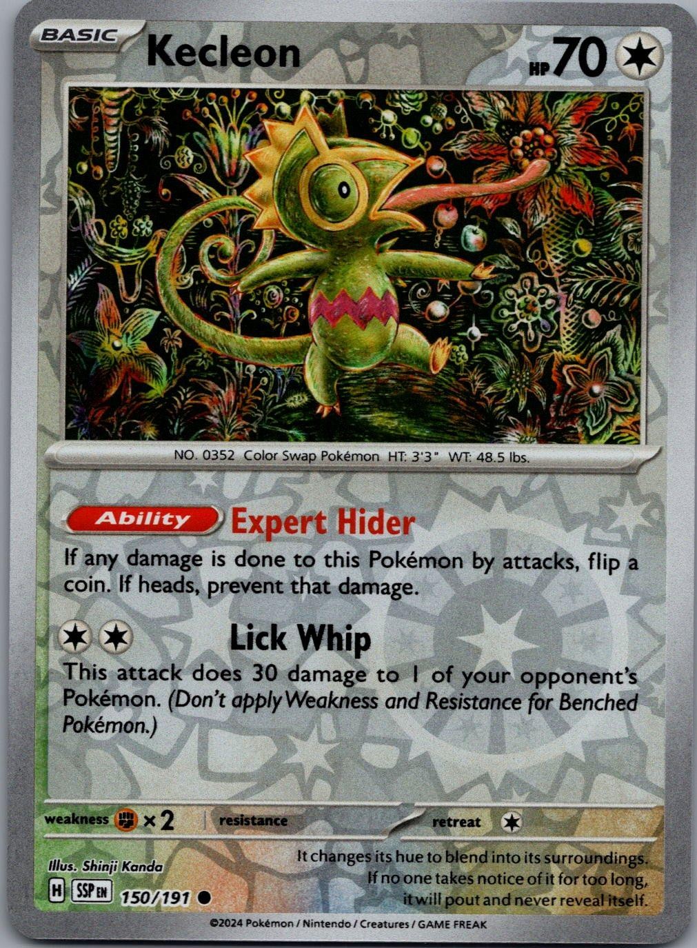Kecleon 150/191 C Surging Sparks Pokemon Reverse Holo Near Mint