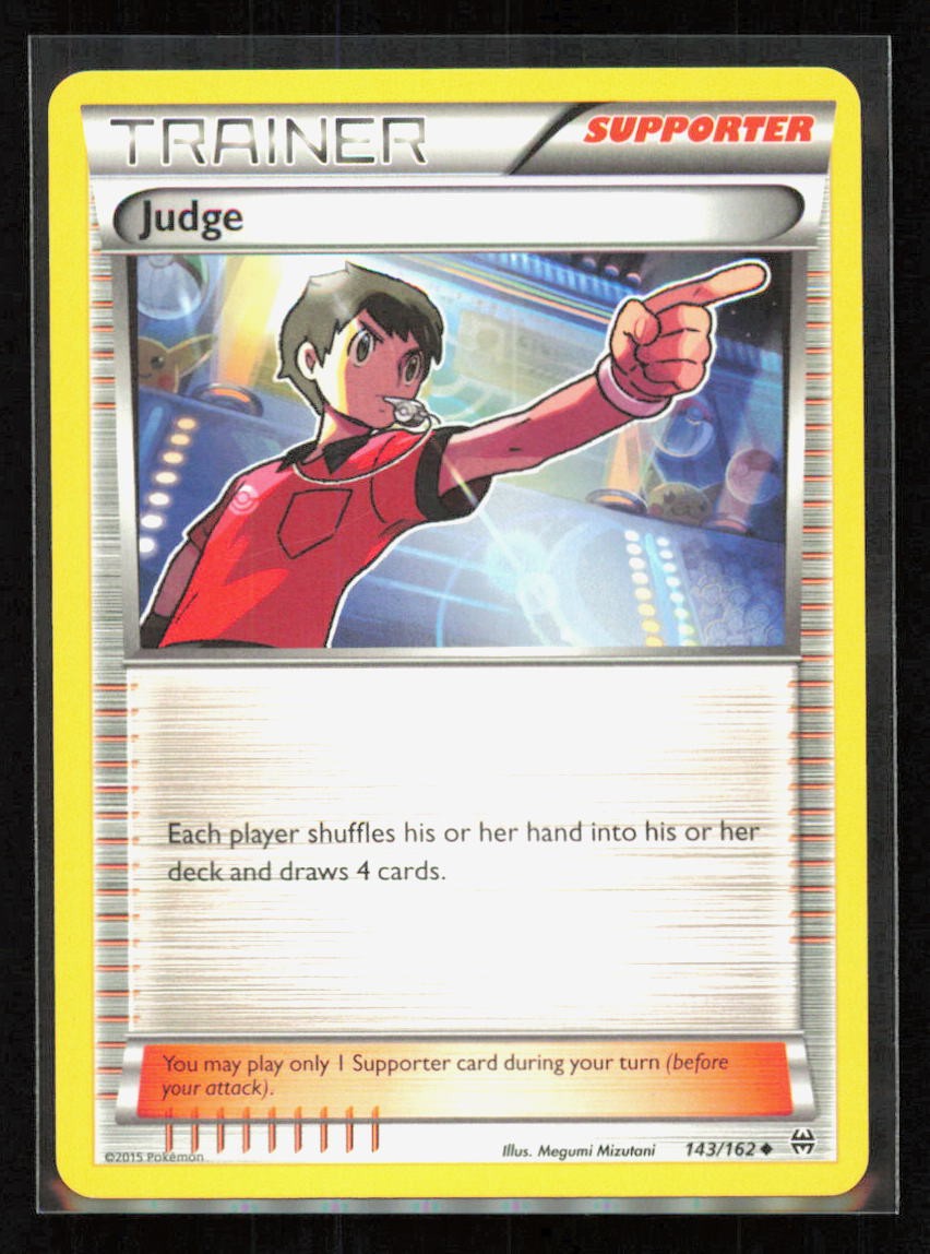 Judge XY BREAKthrough 143/162 Uncommon 2015 Supporter Megumi Mizutani MP