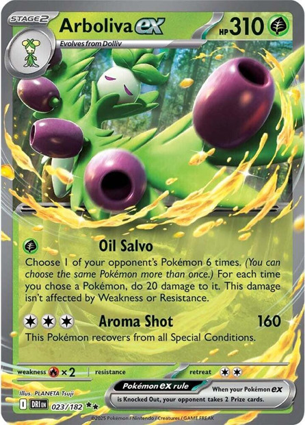 Arboliva ex 023/182 Sv10: Destined Rivals Holo – Pokemon TCG – NM